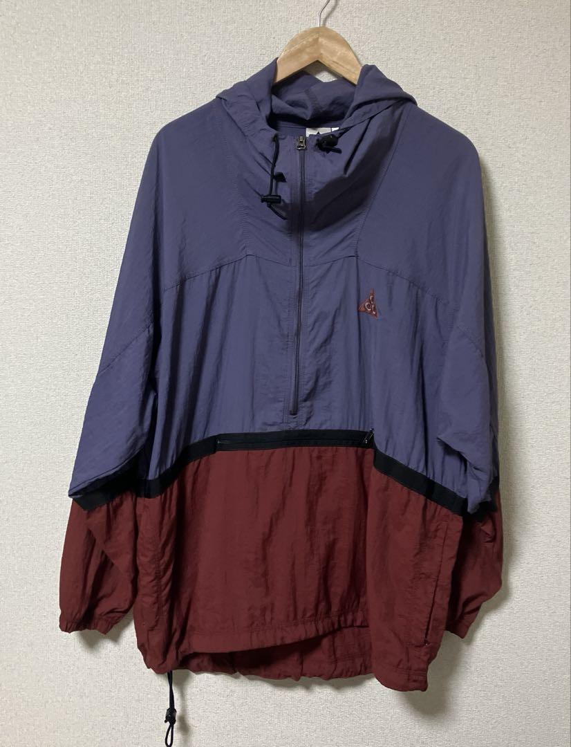 NIKE ACG 00s アノラック パッカブル M パープル×レッド - メルカリ