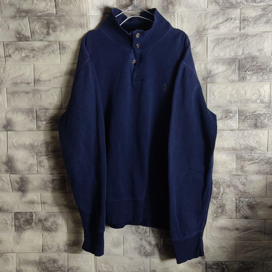 衝撃特価 【希少】Ralph Lauren ラルフローレン ボタンスウェット 衝撃特価 【希少】Ralph Lauren ラルフローレン ボタンスウェット