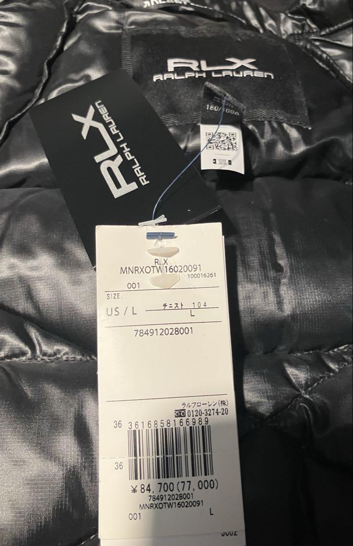 RLX Ralph Lauren ブラック ダウンジャケット XXL