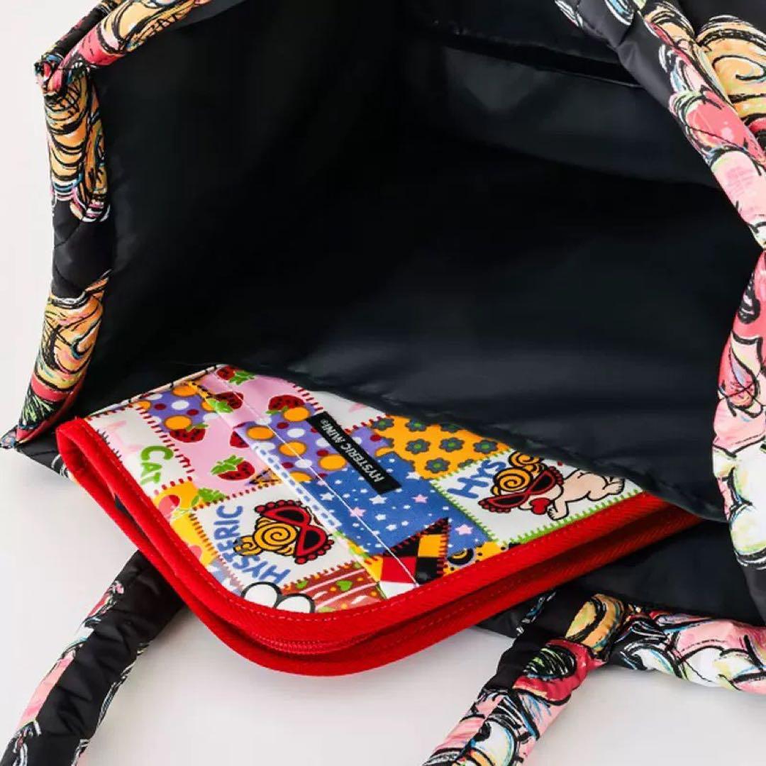 ローソン♡ヒステリックミニ♡スクエアバッグ♡ブラック♡ステッカー付き♡新品未開封 新品未開封 HYSTERIC MINI スクエアバッグ ブラック ステッカー