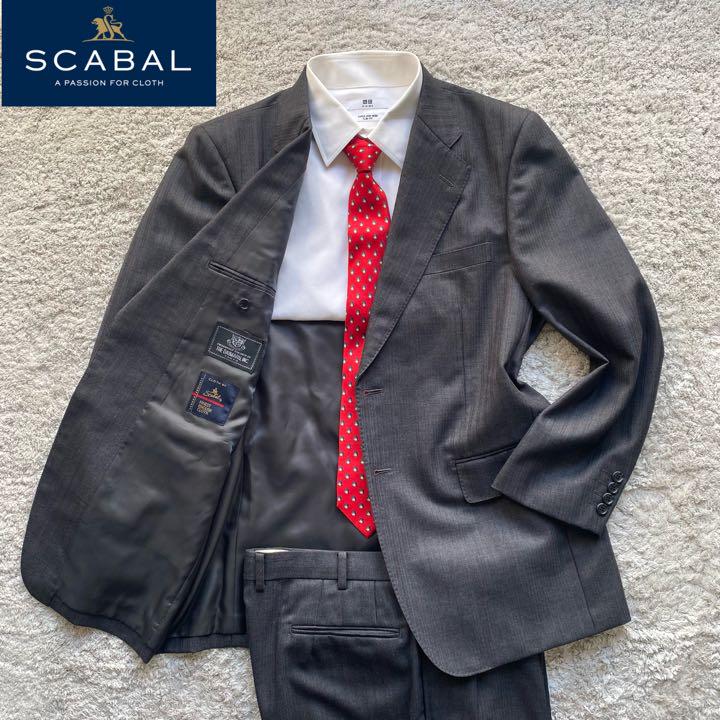 定価18万 SCABAL×DAIMARU フルオーダー スーツ  グレー XL