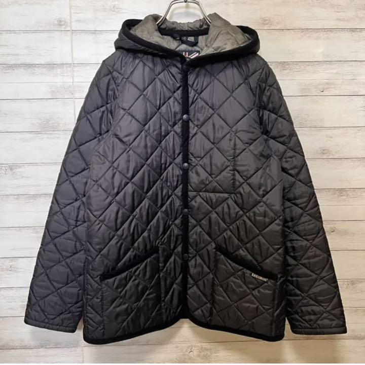 美品】LAVENHAM ラベンハム サイズ40 ネイビー キルティング コート 正規品セール 40 デンストン 美品/ネイビー/ラベンハム その他