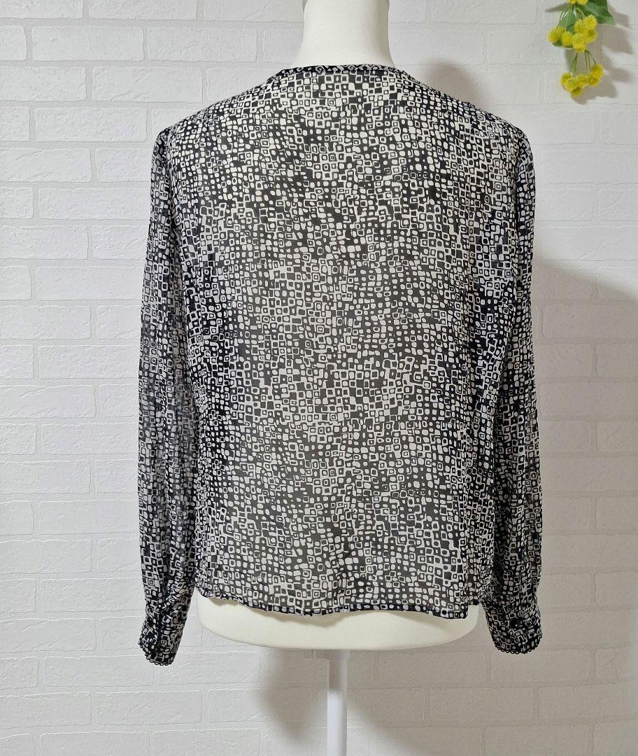 【レリアン　ROCHAS première】シルク100%　ブラウス　サイズ13
