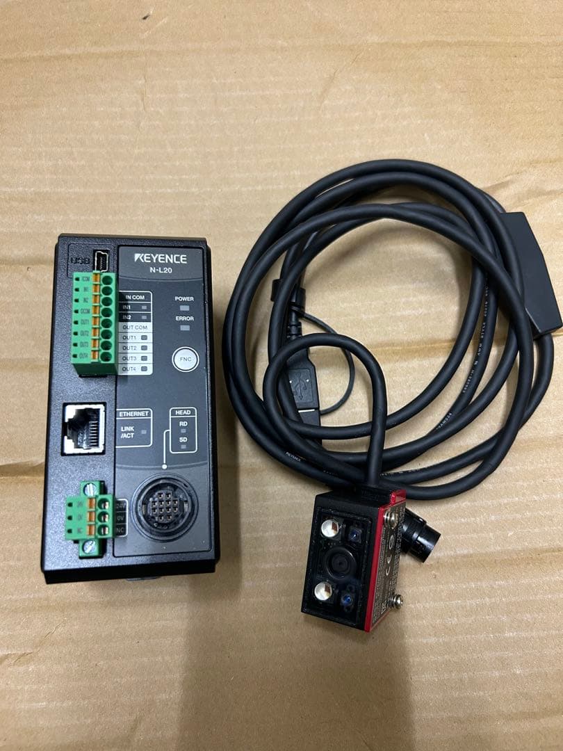 KEYENCE SR-710 バーコードリーダー セット目立った傷や汚れなし