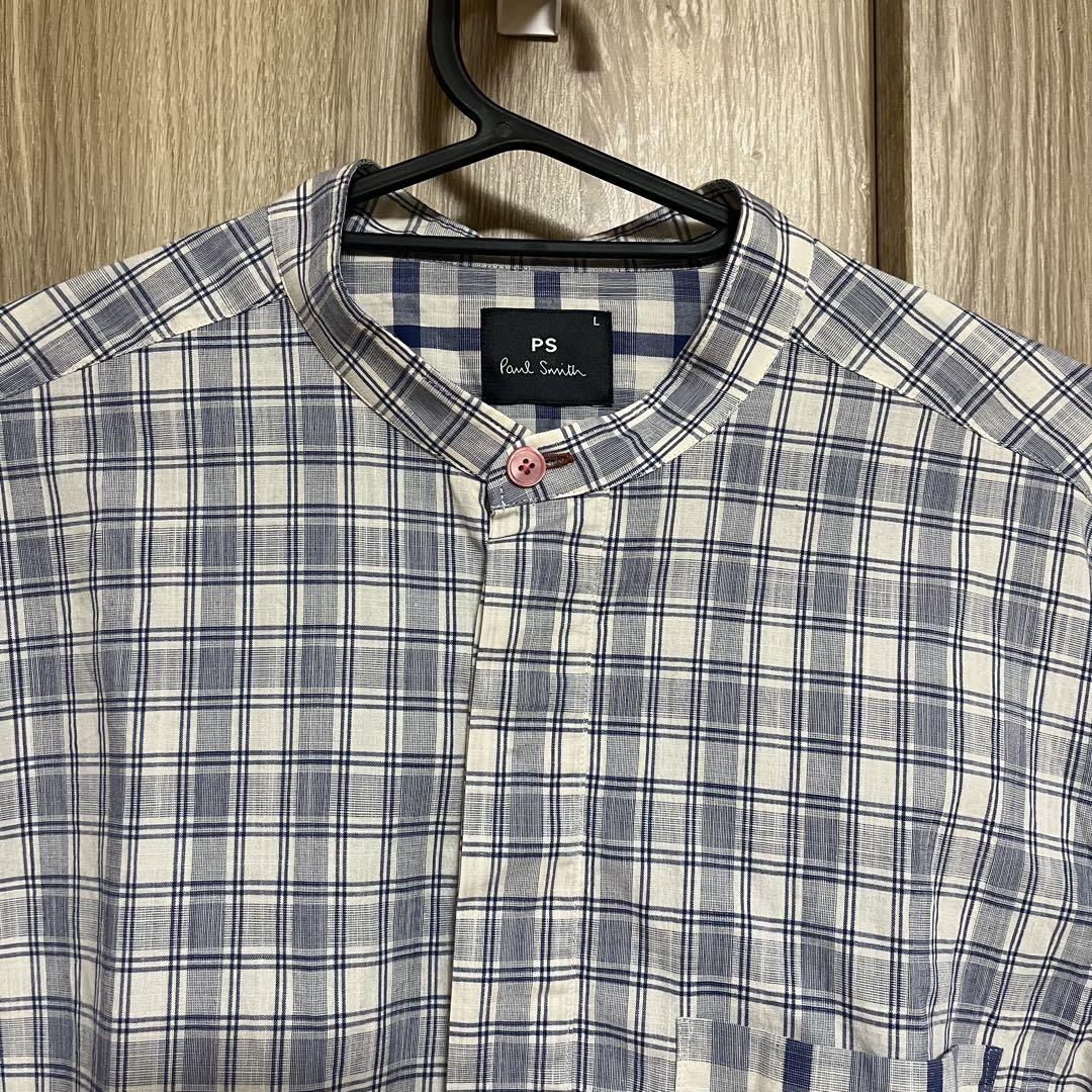 いシャツで⒞ paul ポールスミス 総柄シャツ PJNhc-m93069506327 smith ポール