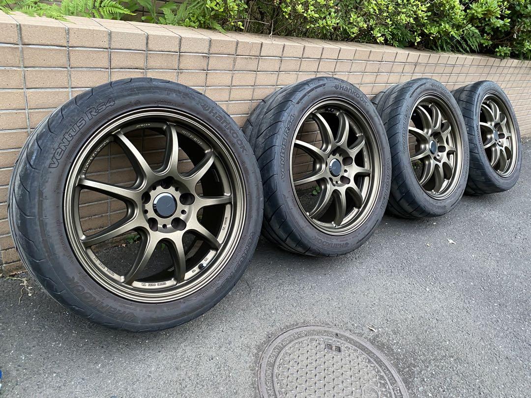 WORK D9R 17インチ 7J +38 114.3 225/45R17 4本