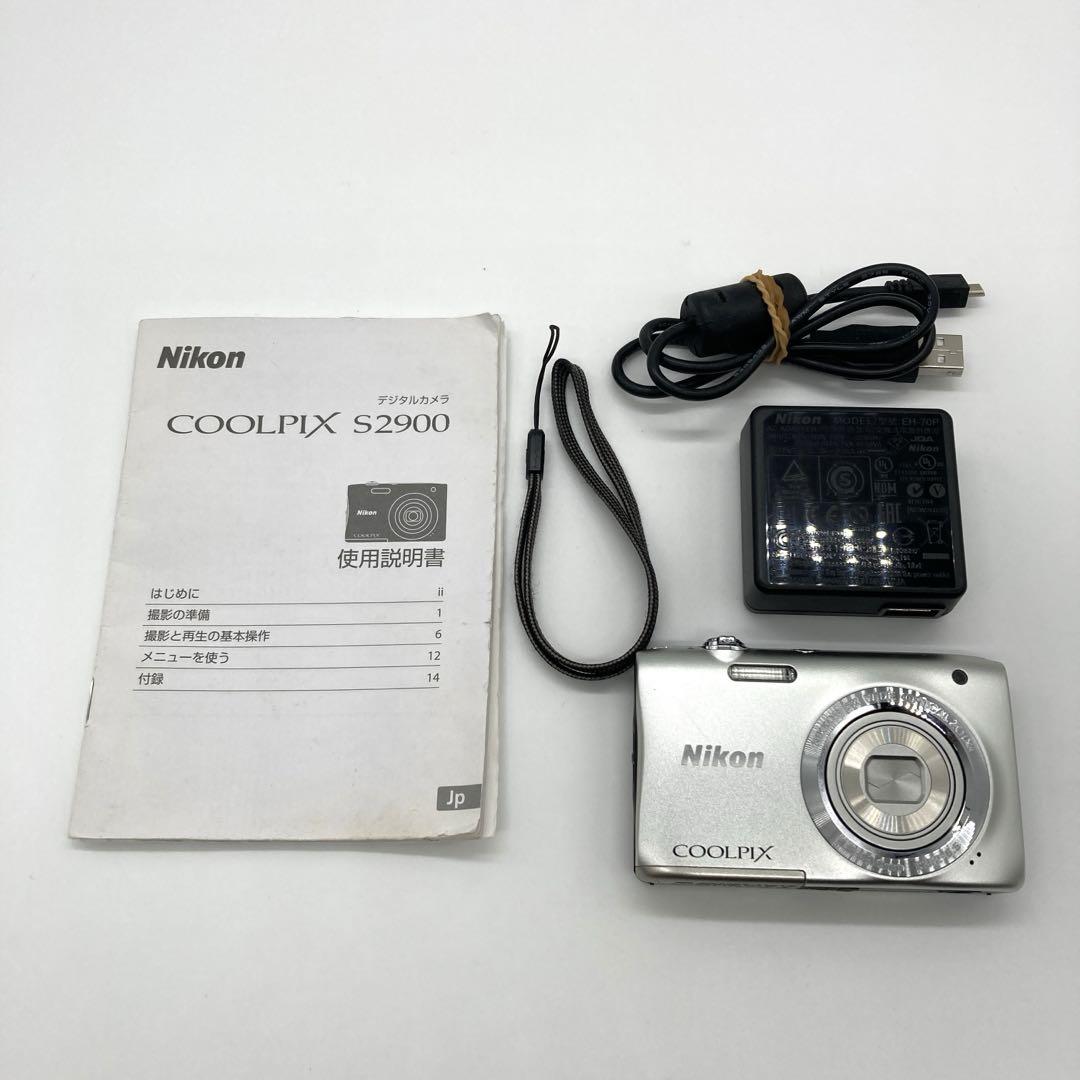 動作品 Nikon ニコン COOLPIX S2900 シルバー 美品 希少