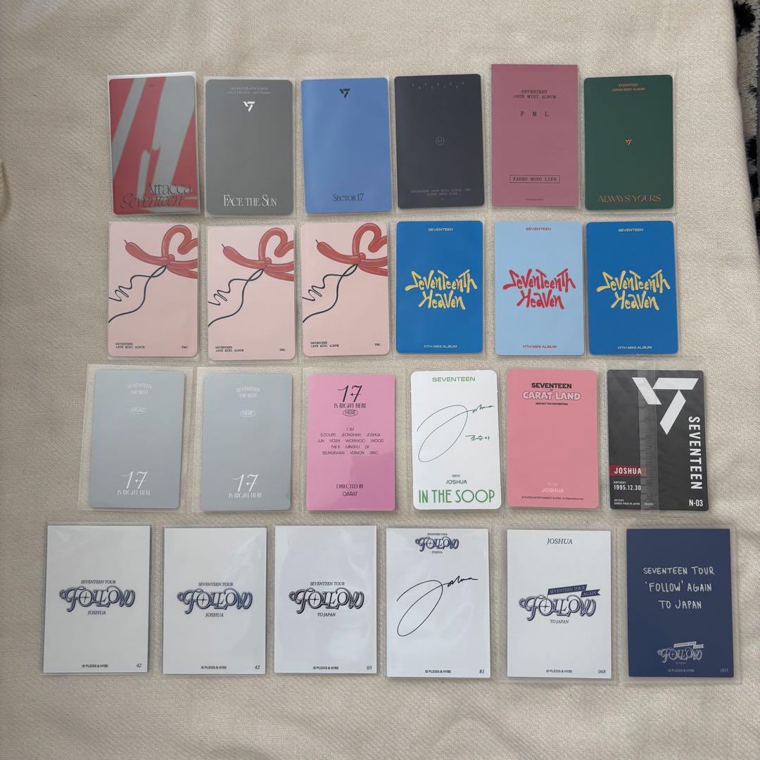 クリスマスファッション バラ売り可】SEVENTEEN ジョシュア タレントカード