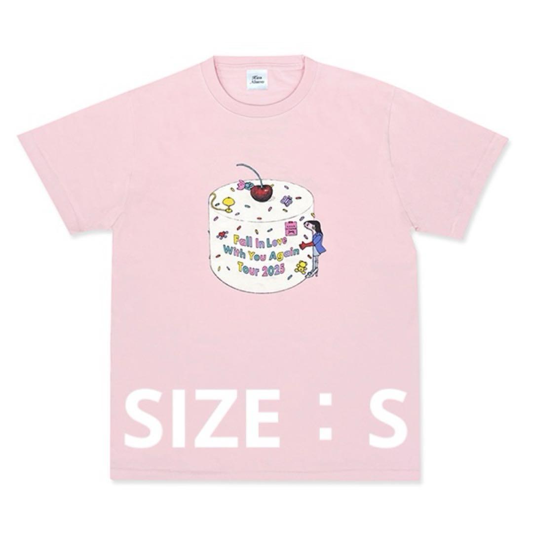 西野カナ ツアーロゴTシャツ ピンク Sサイズ