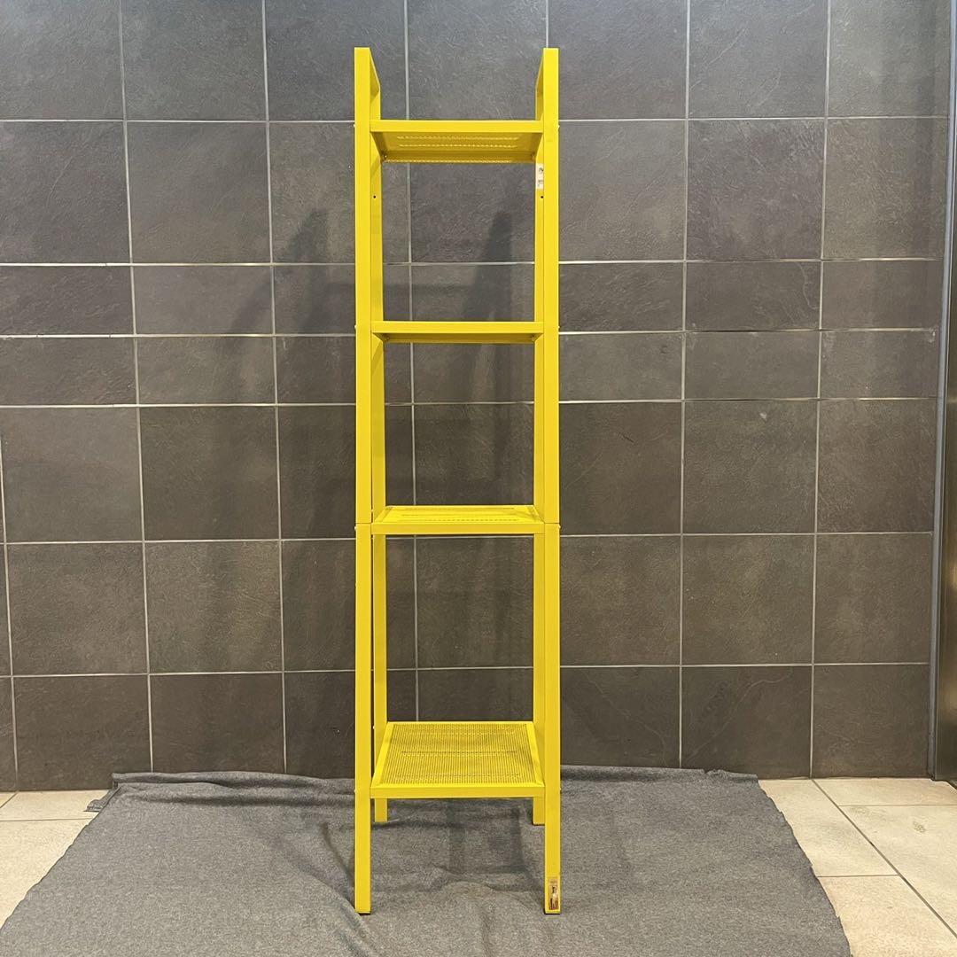 IKEA LERBERG レールベリ シェルフユニット イエロー - メルカリ