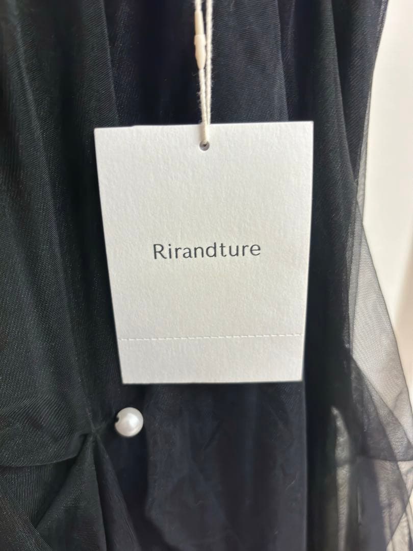 【新品タグ付き】Rirandture パールタッキングチュールスカート 【新品タグ付き】Rirandture パールタッキングチュールスカート