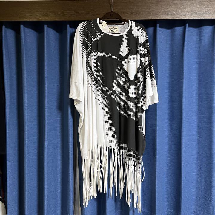 vivienne westwood   フリンジ付きポンチョ