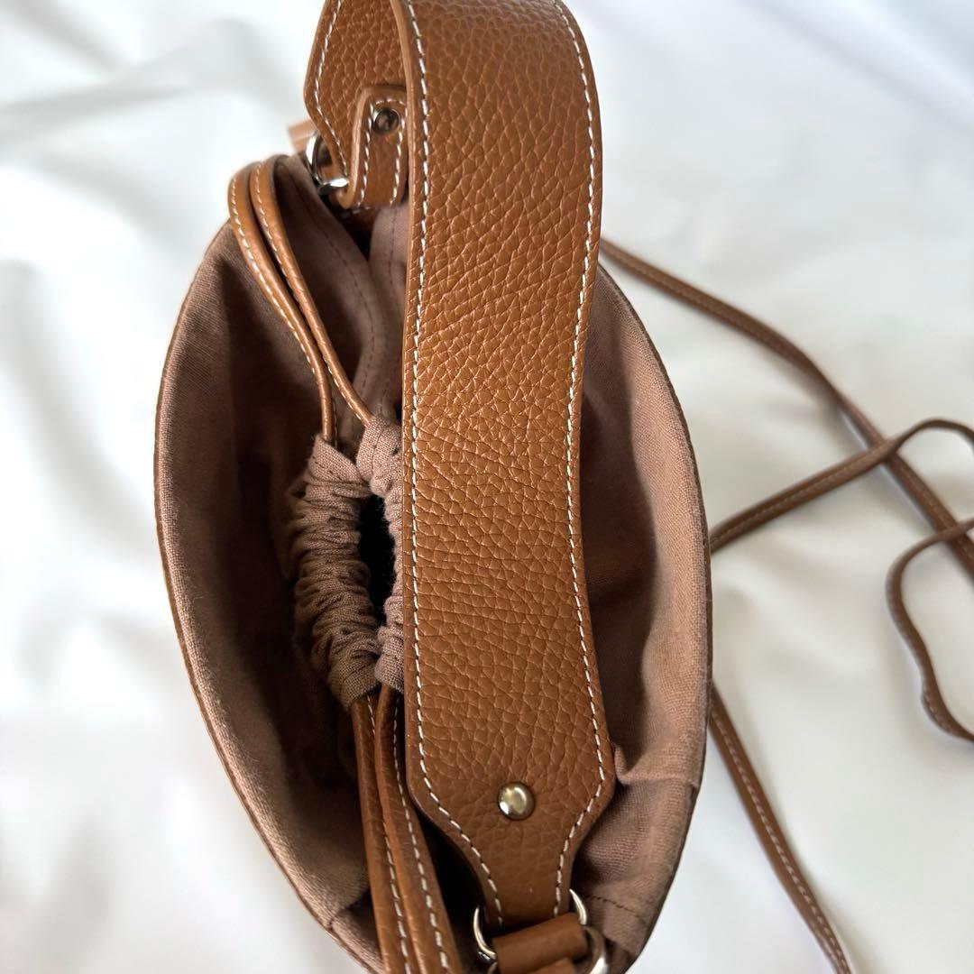 Ayako Bag Pottery Bag camel brown 2way Ayako Bag Pottery Bag camel brown 2way