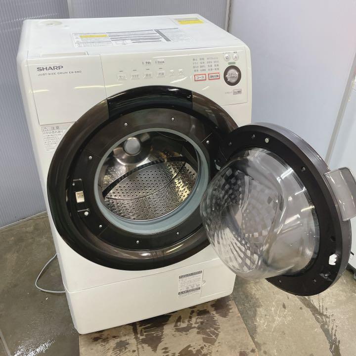 人気新番 シャープ 乾燥3kg 2013年製 HiNYW-m93075352472 ドラム式洗濯機 洗濯6kg 得価豊富な