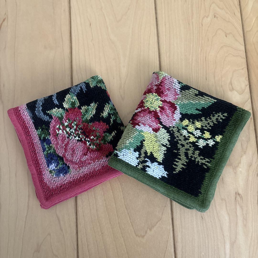 FEILER 花柄リボン刺繍タオルハンカチ2枚セット FEILER タオルハンカチ2枚セット【新品未使用】 - メルカリ