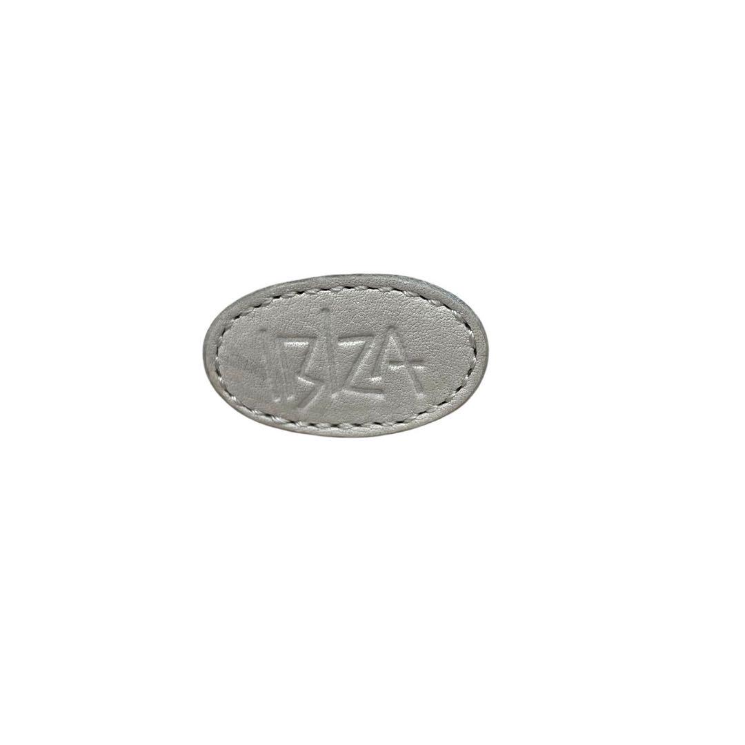 美品 A4収納 イビサ ハンドバッグ オールレザー 本革 オフ