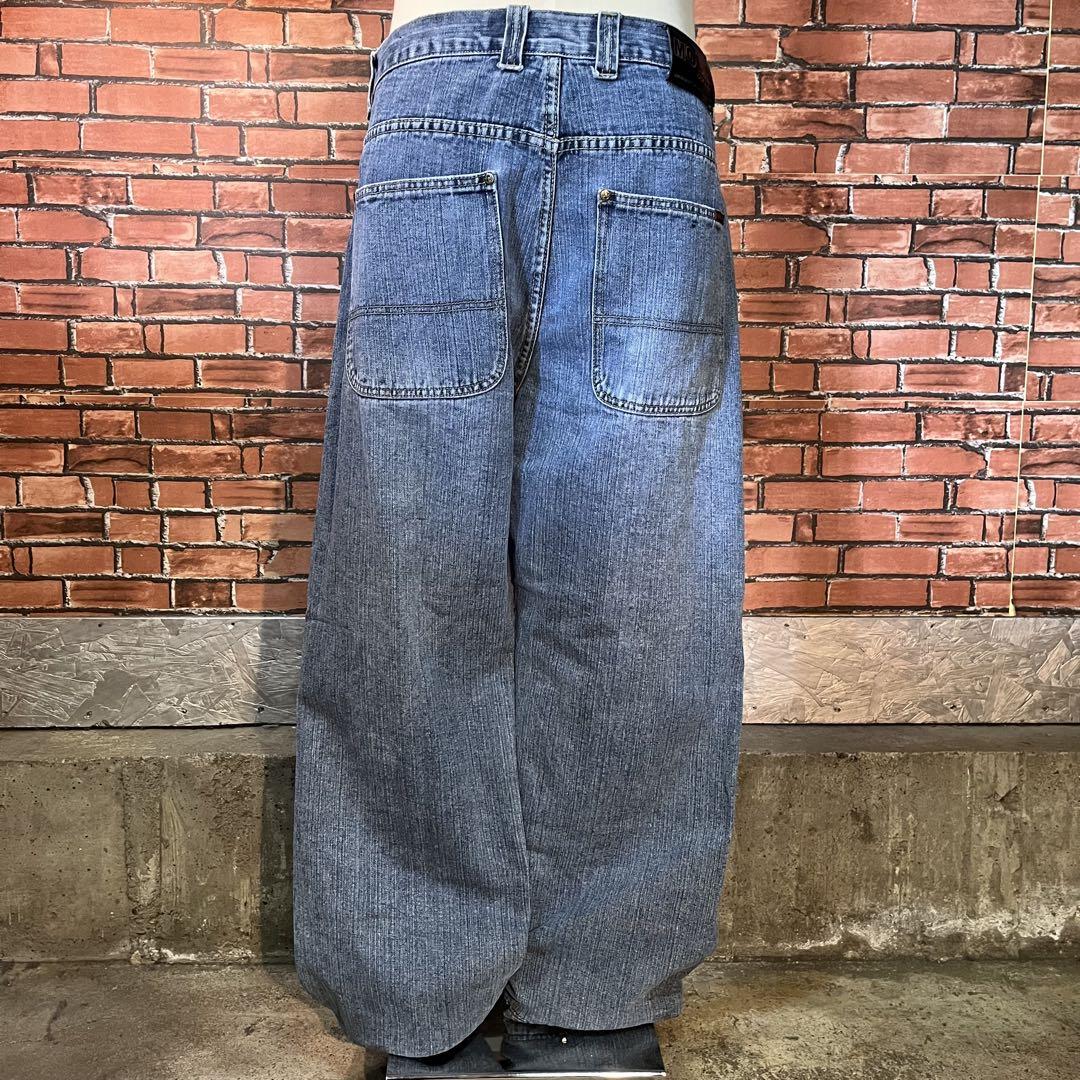 USA古着 MODA jeans デニムパンツ ワイド baggy B系 極太