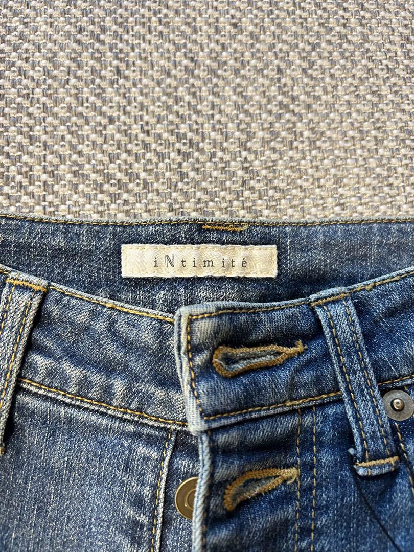 【新品タグ付き】アンティミテ　intimite スキニーデニム