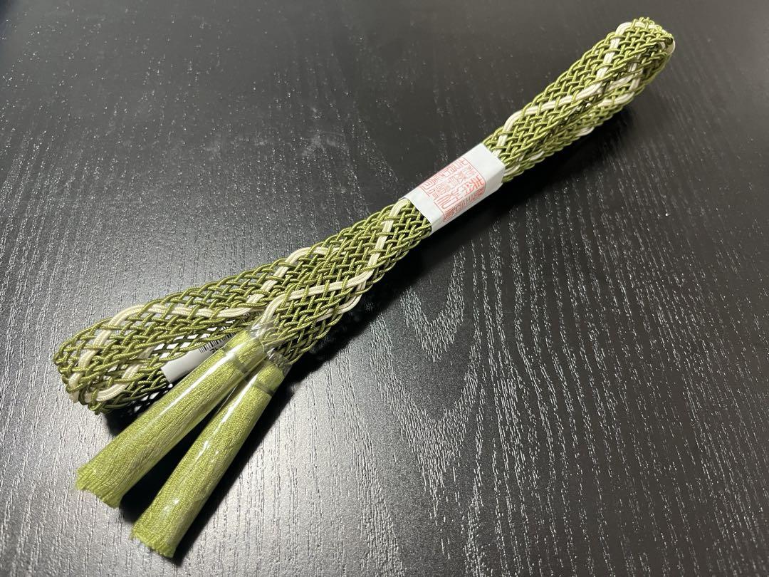 帯締め　夏用　正絹