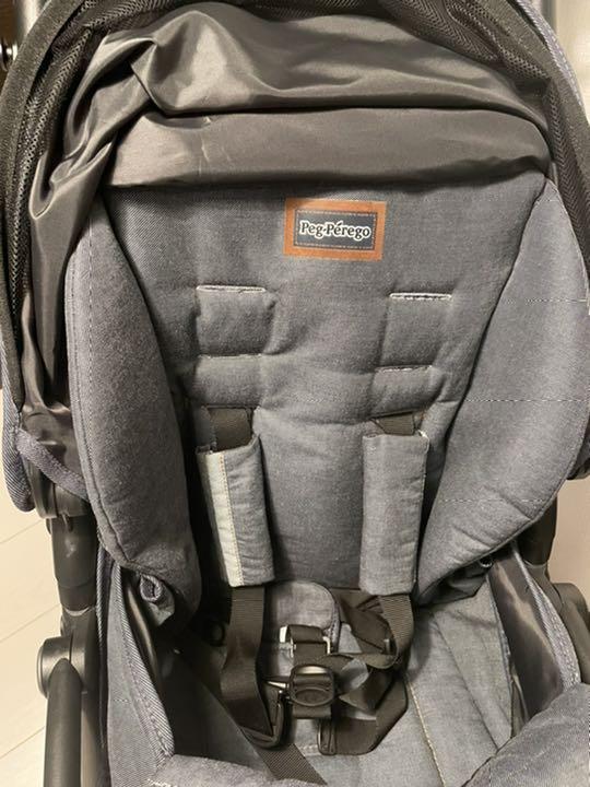 安い爆買い Peg-Perego ブルーデニム 展示未使用品 jtThc-m93087294987 ベビーカーSi 特価高品質