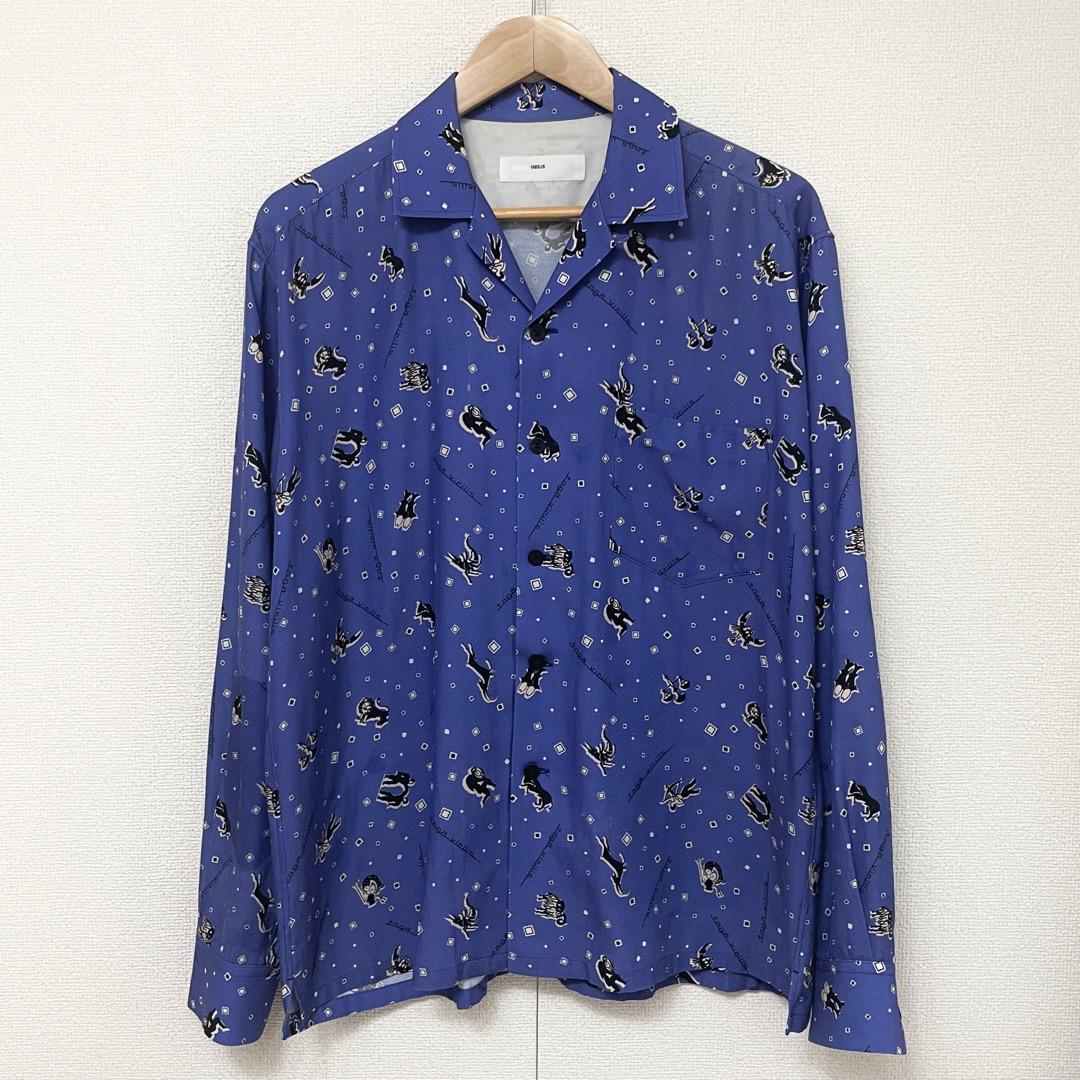 「大人気 新入荷 新品」に該当するファッション通販 TOGA 美品 シャツ オープンカラー 総柄 トーガビリリース VIRILIES トップス