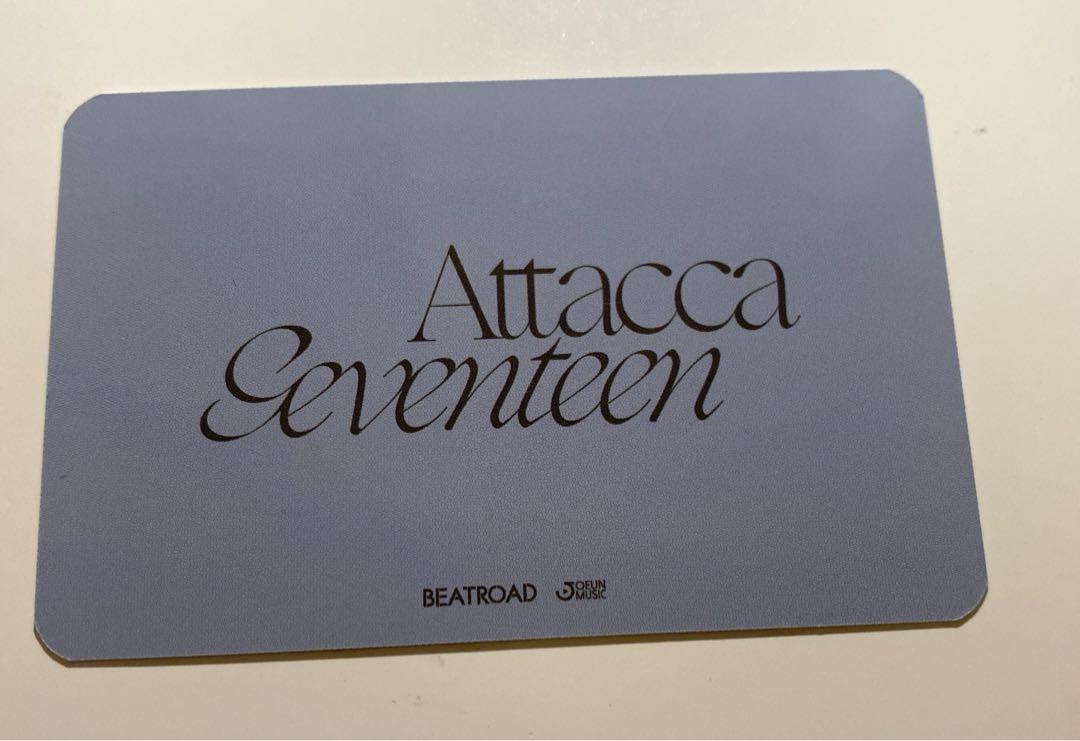 SEVENTEEN ウジ attcca Beatrord トレカ