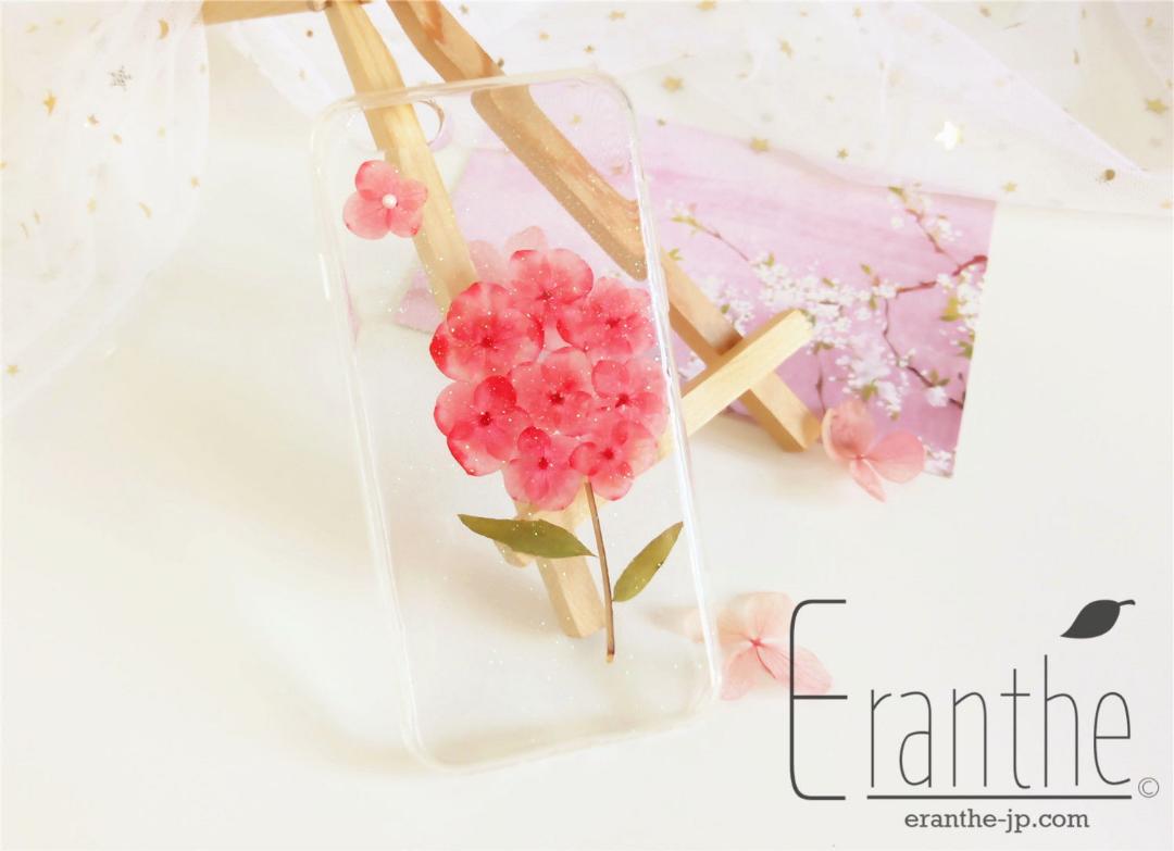 メルカリ 押し花 ドライフラワー 紫陽花 スマホケース 赤 Android用ケース 2 0 中古や未使用のフリマ