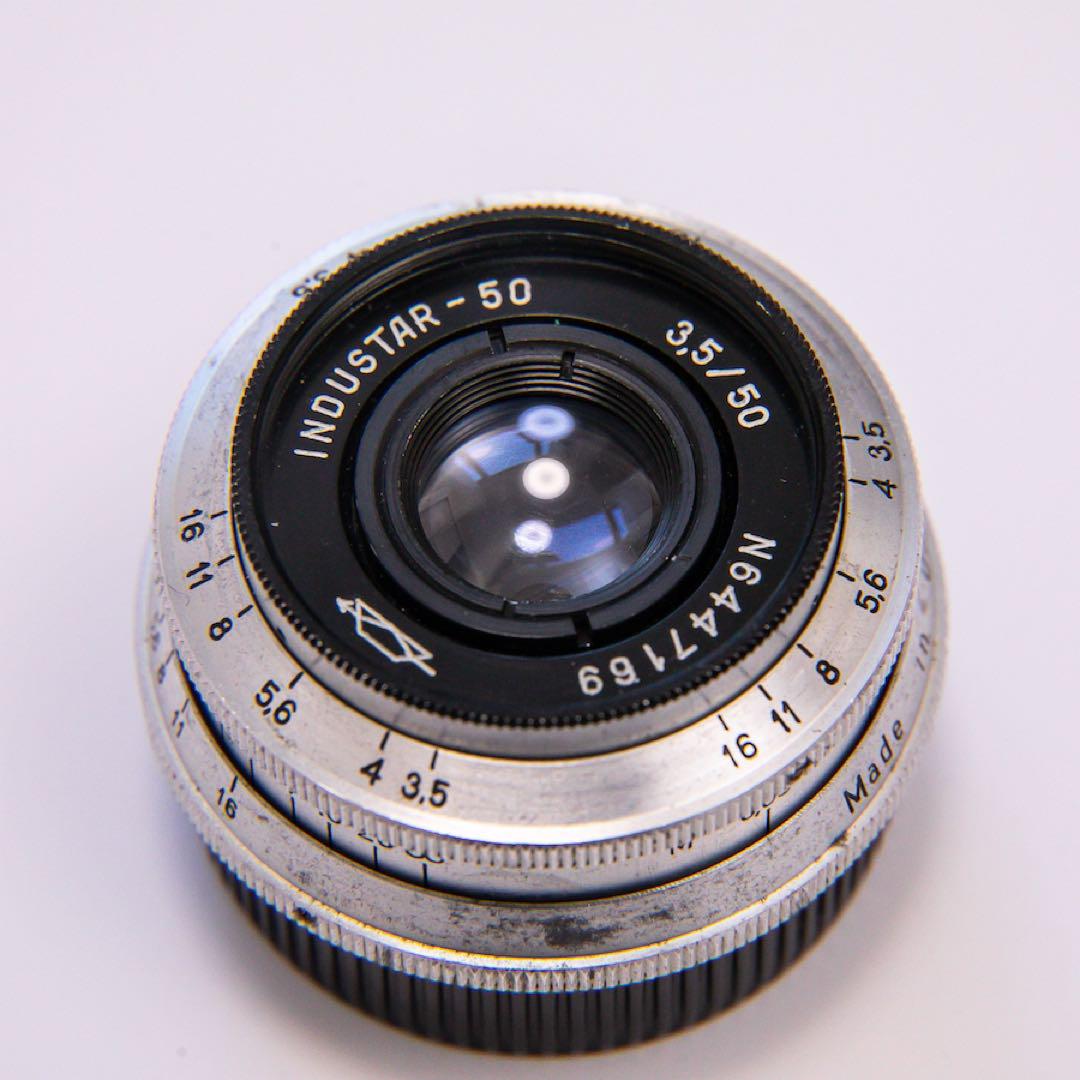 【希少】Industar-50 50mm f3.5 M39マウント シルバー
