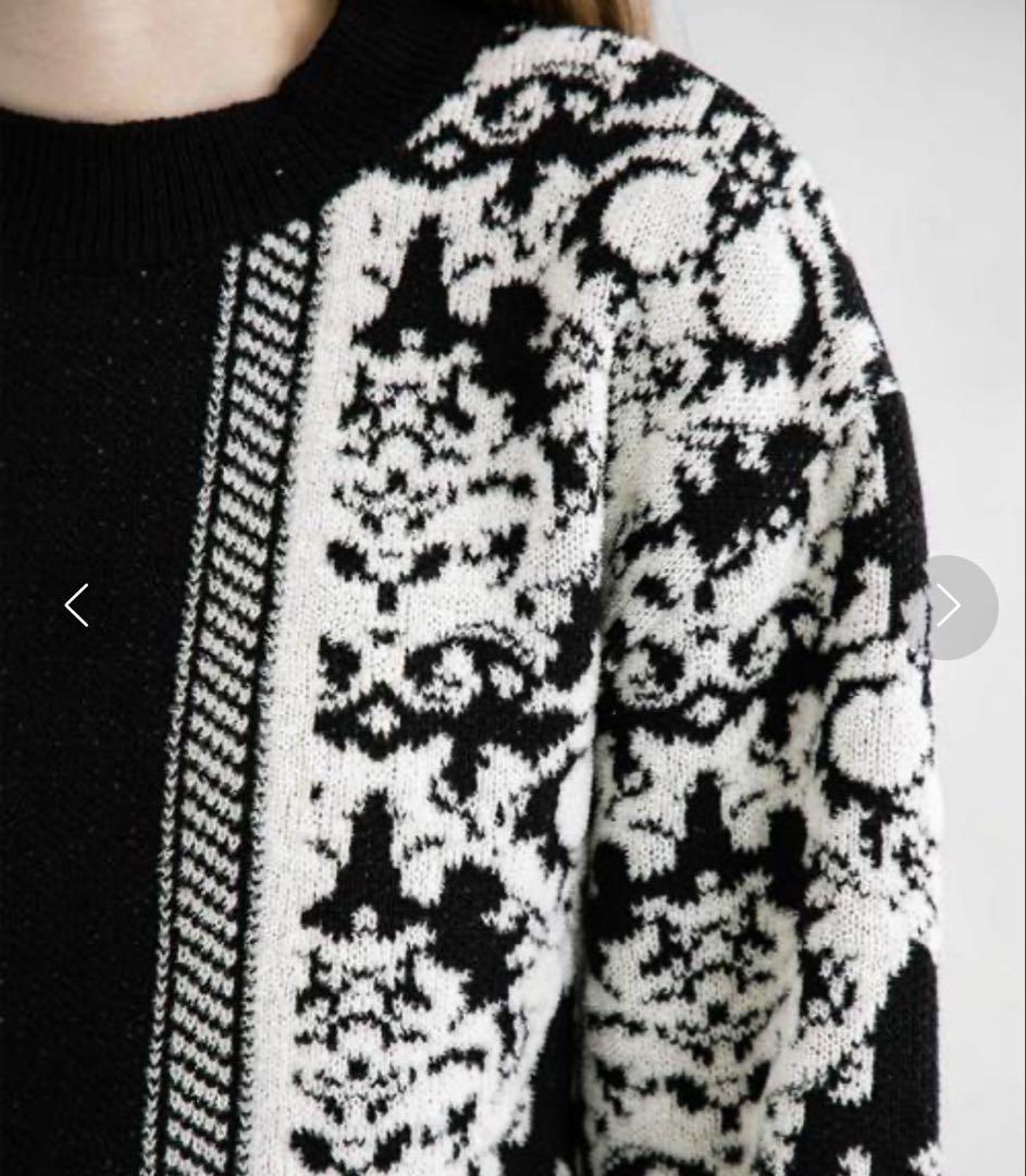 UNITED TOKYO - UNITED TOKYO 19AW ダマスクJQニット モノトーン