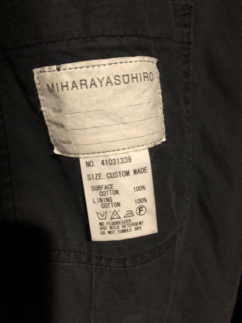 MIHARAYASUHIRO ブラック モッズコート