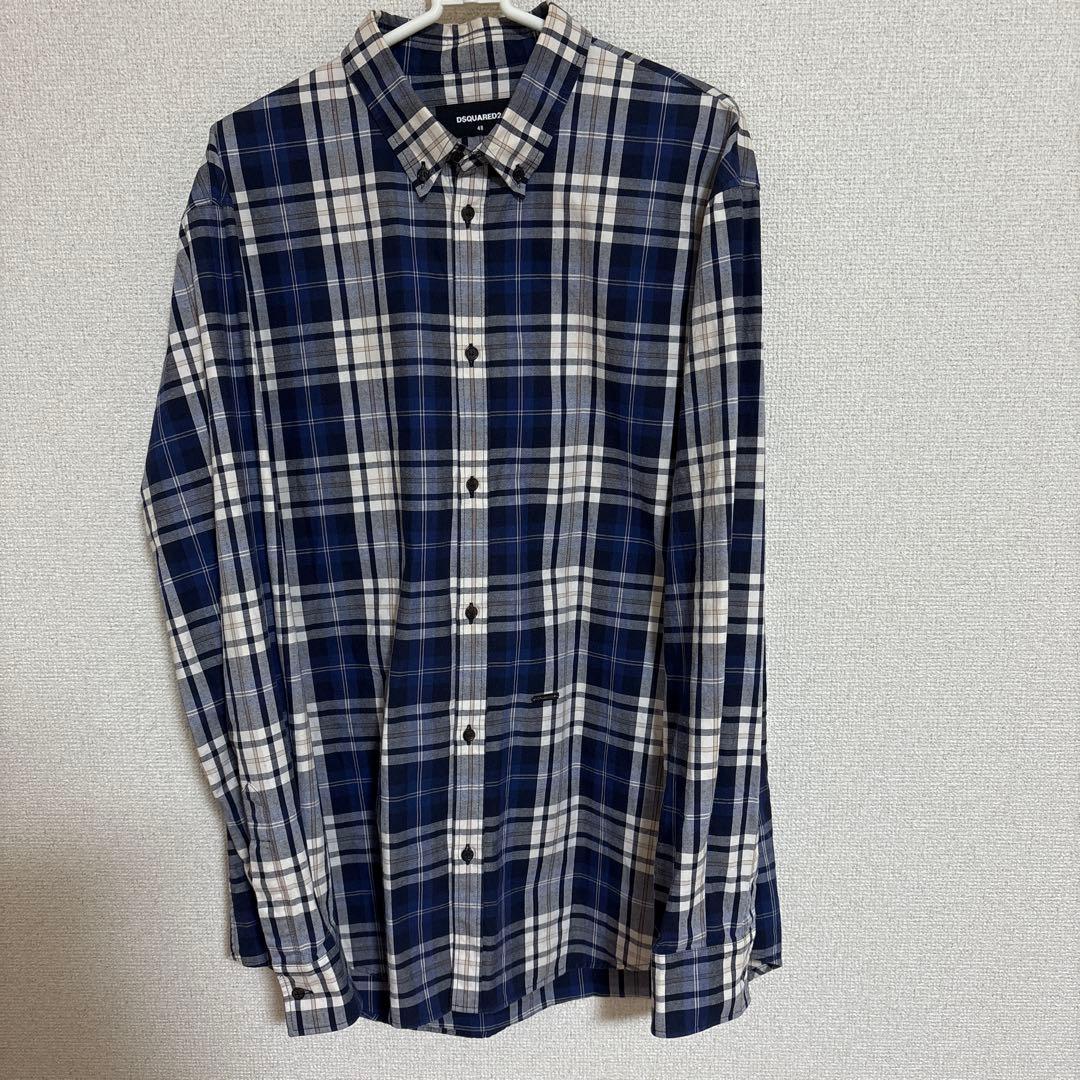 DSQUARED2 チェック柄シャツ 48L DSQUARED2