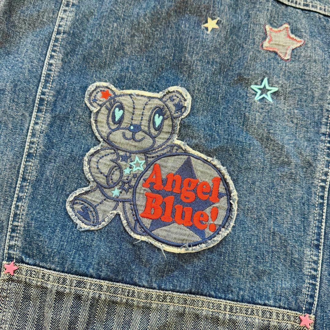 デニムジャケット クマ刺繍