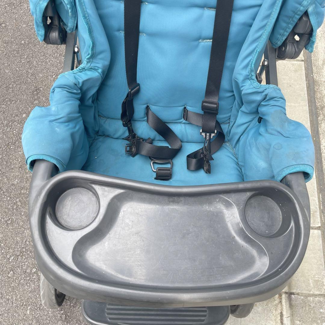 joovyジュービー カブースウルトラライト 二人乗りベビーカー　レインカバー