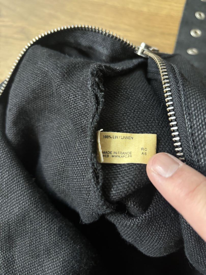 A.P.C アーペーセー ボストンバッグ ショルダー 旅行 リネン