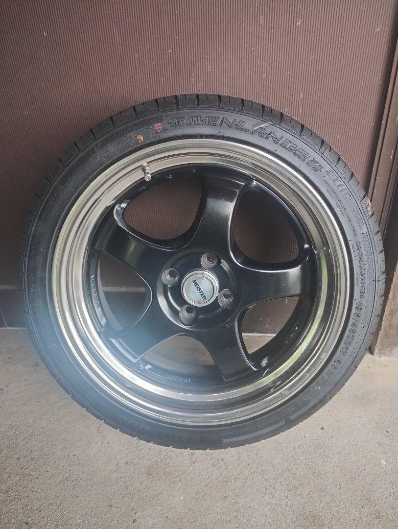 ワーク　マイスター17インチホイール　195/45タイヤ付き