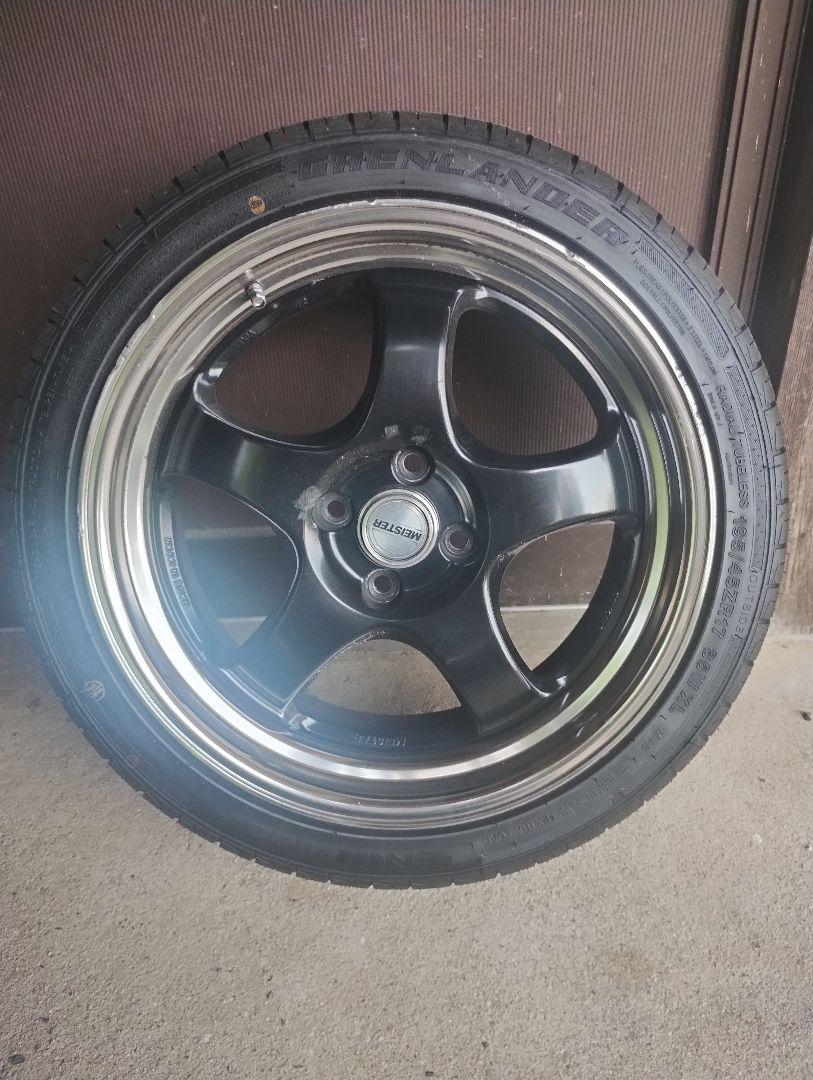 ワーク　マイスター17インチホイール　195/45タイヤ付き