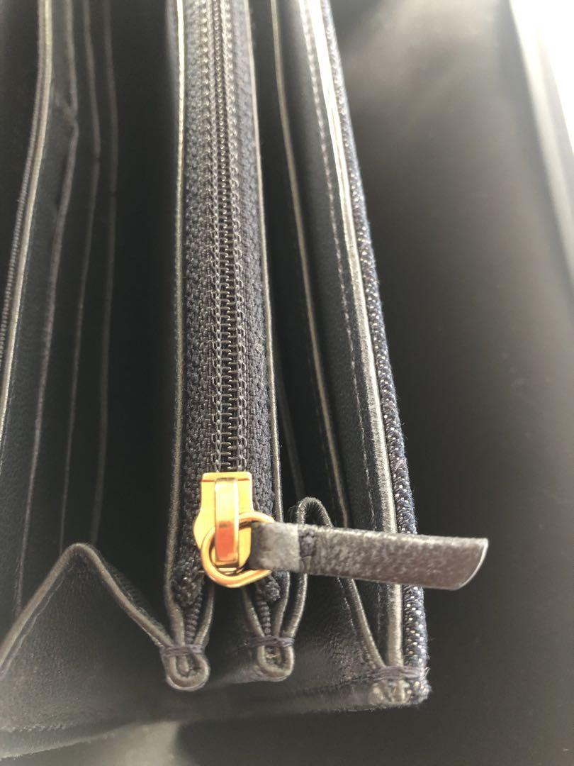 CHANEL シャネルマトラッセ   デニム  シャネル長財布