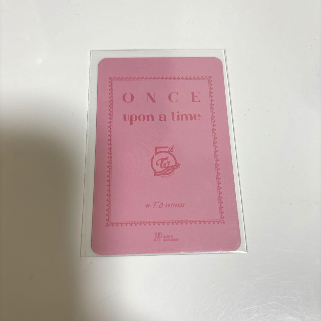 TWICE ONCE UPON A TIME ミナ トレカ TWICE ミナ ONCE UPON A TIME 封筒トレカ
