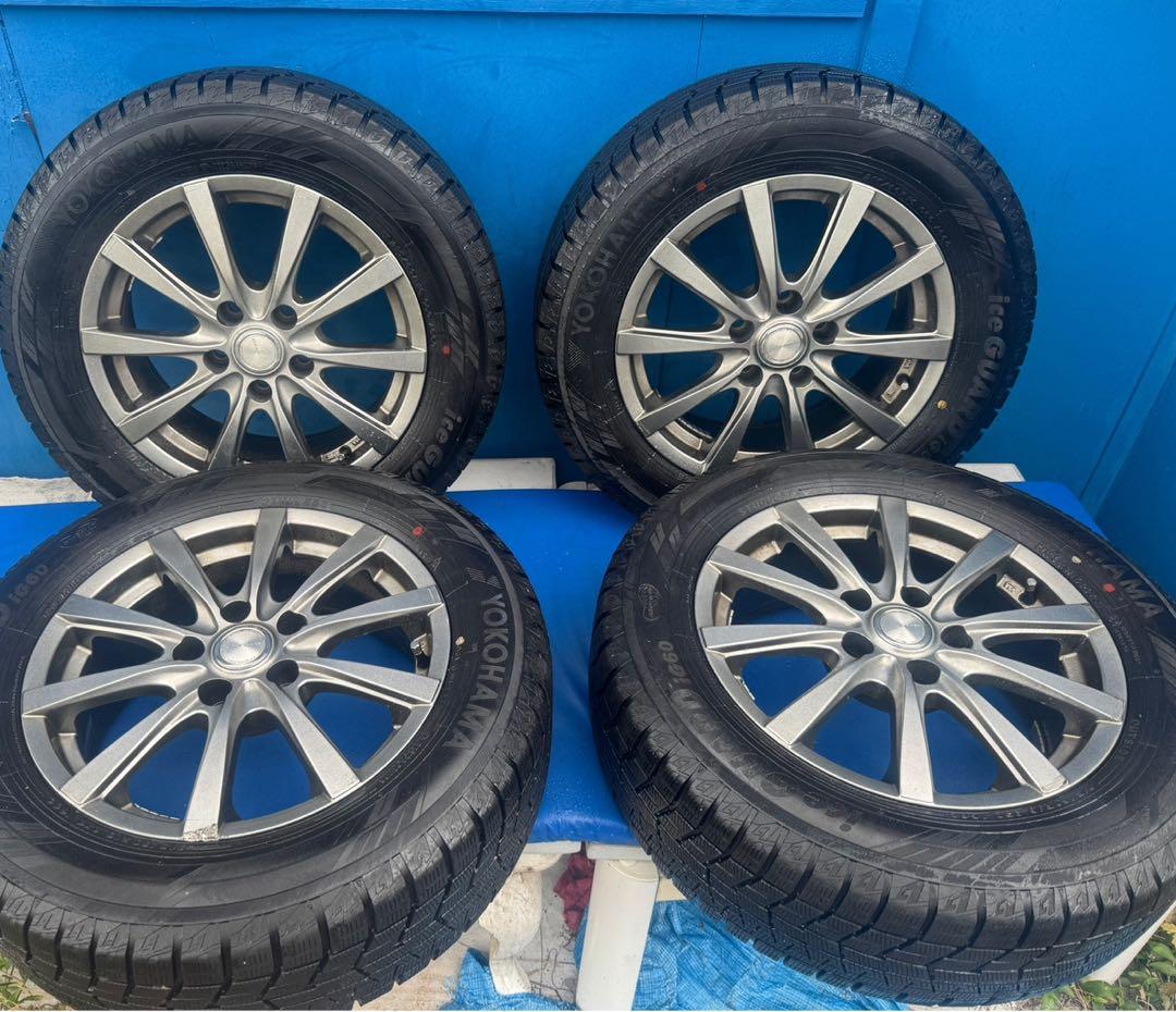 215 60R16ヨコハマ16x6.5J 38 GRASSホイールセット年式24Yokohama
