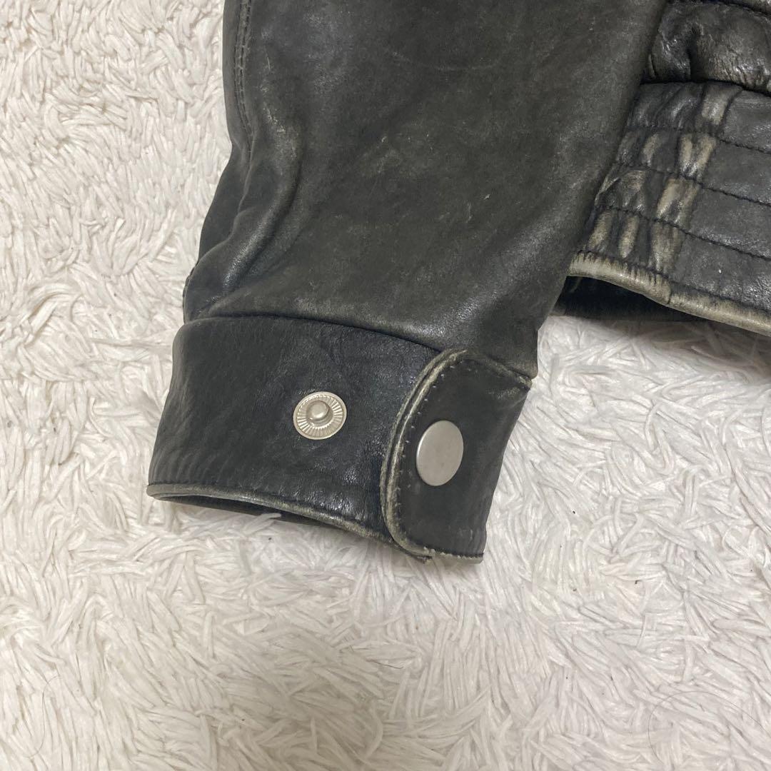 00s Tommy Hilfiger A-2 レザージャケットワッペン 刺繍