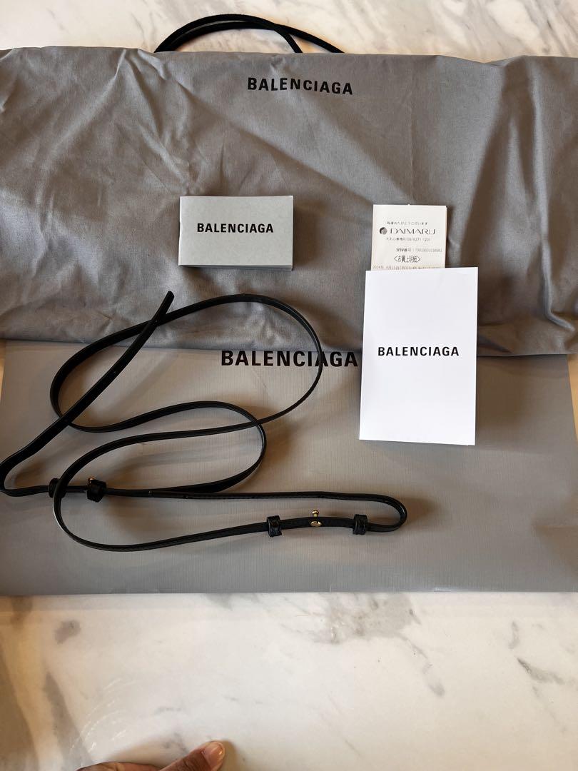 BALENCIAGA ハードウェア ハンドバッグ トートバッグ キャンバス 黒