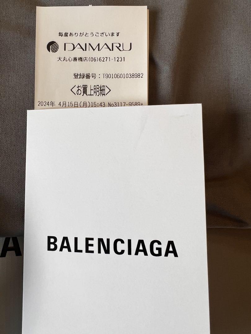 BALENCIAGA ハードウェア ハンドバッグ トートバッグ キャンバス 黒