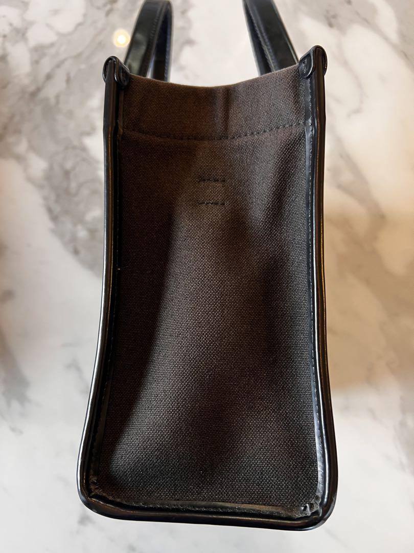 BALENCIAGA ハードウェア ハンドバッグ トートバッグ キャンバス 黒