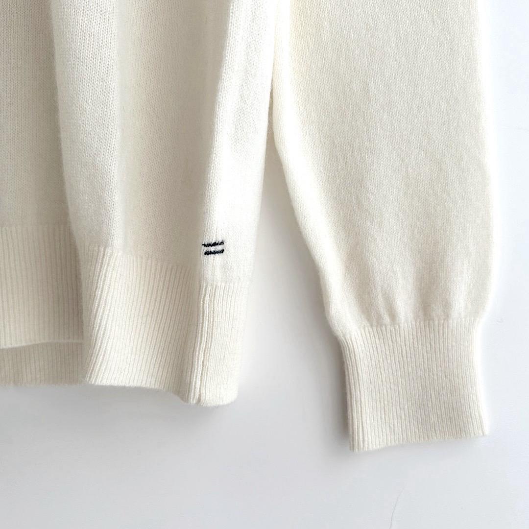 453 パーリーゲイツ 定価33,000円 カシミヤ100％ ニット 白 1 M 453 パーリーゲイツ 定価33,000円 カシミヤ100％ ニット 白 0 S
