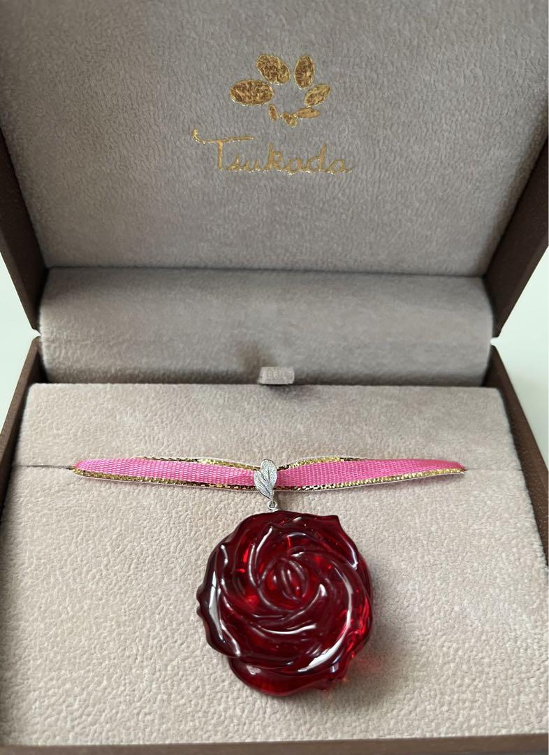 【お1人様1点限り】 レッドアンバー WGネックレストップ 琥珀 Mana Rosa レディース アクセサリー