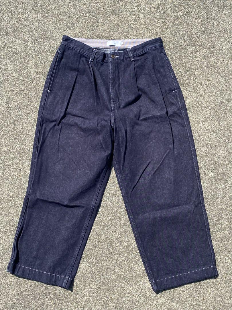 パンツ Graphpaper Colorfast Denim Belted Pants Graphpaper Colorfast Denim Belted Pants