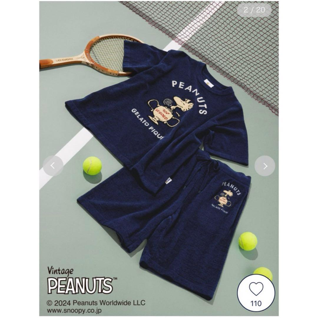 GELATO PIQUE HOMME PEANUTS ルームウェアセット