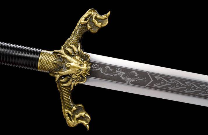 飛龍戦剣   模造刀 模擬刀 漢剣  刀装具  唐刀 飛龍戦剣 (伏虎) 模造刀 模擬刀 漢剣 刀装具 唐刀