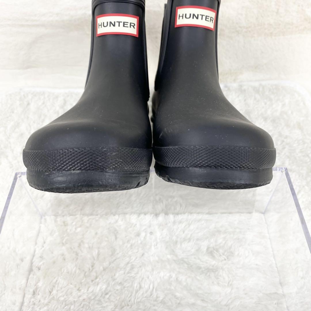 b1063✨美品✨【HUNTER】サイドゴア　レインブーツ　チェルシーブーツ