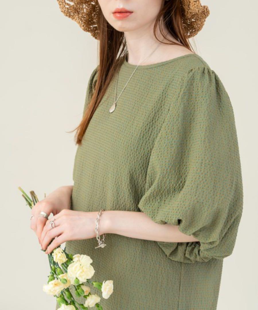 美品！hinari ワンピース　グリーン